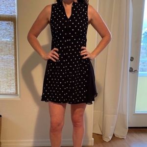 Polka dot babydoll dress